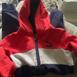 One piece sweat outfit